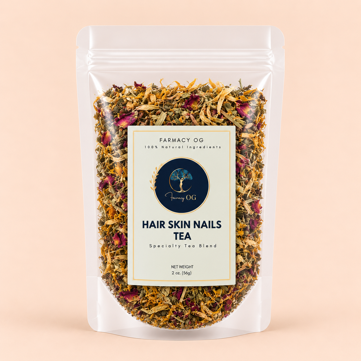 Large Hair Skin Nails Tea 2 oz